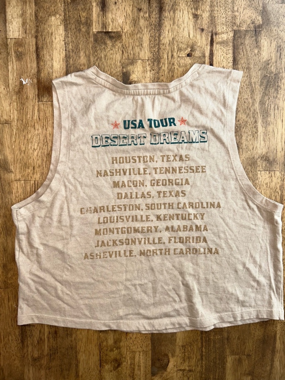 Distressed Crop Tank Top - Picture 2 of 5